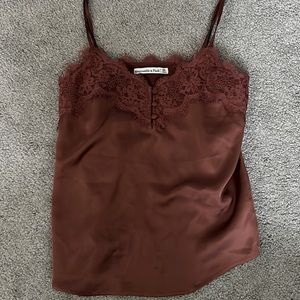A&F Satin Tank Top